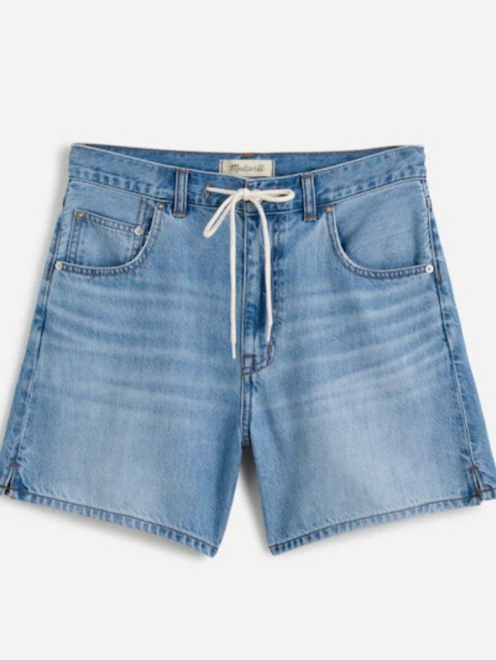 Madewell Drawstring Airy Denim Shorts